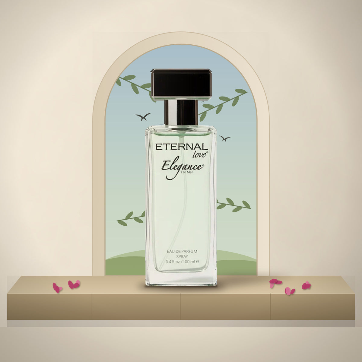 Eternal Love Elegance for Men Eau de Parfum Spray 3.4 oz (100 ml)