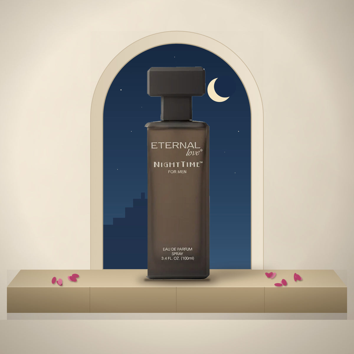 Eternal Love NightTime for Men Eau de Parfum Spray 3.4 oz (100 ml)
